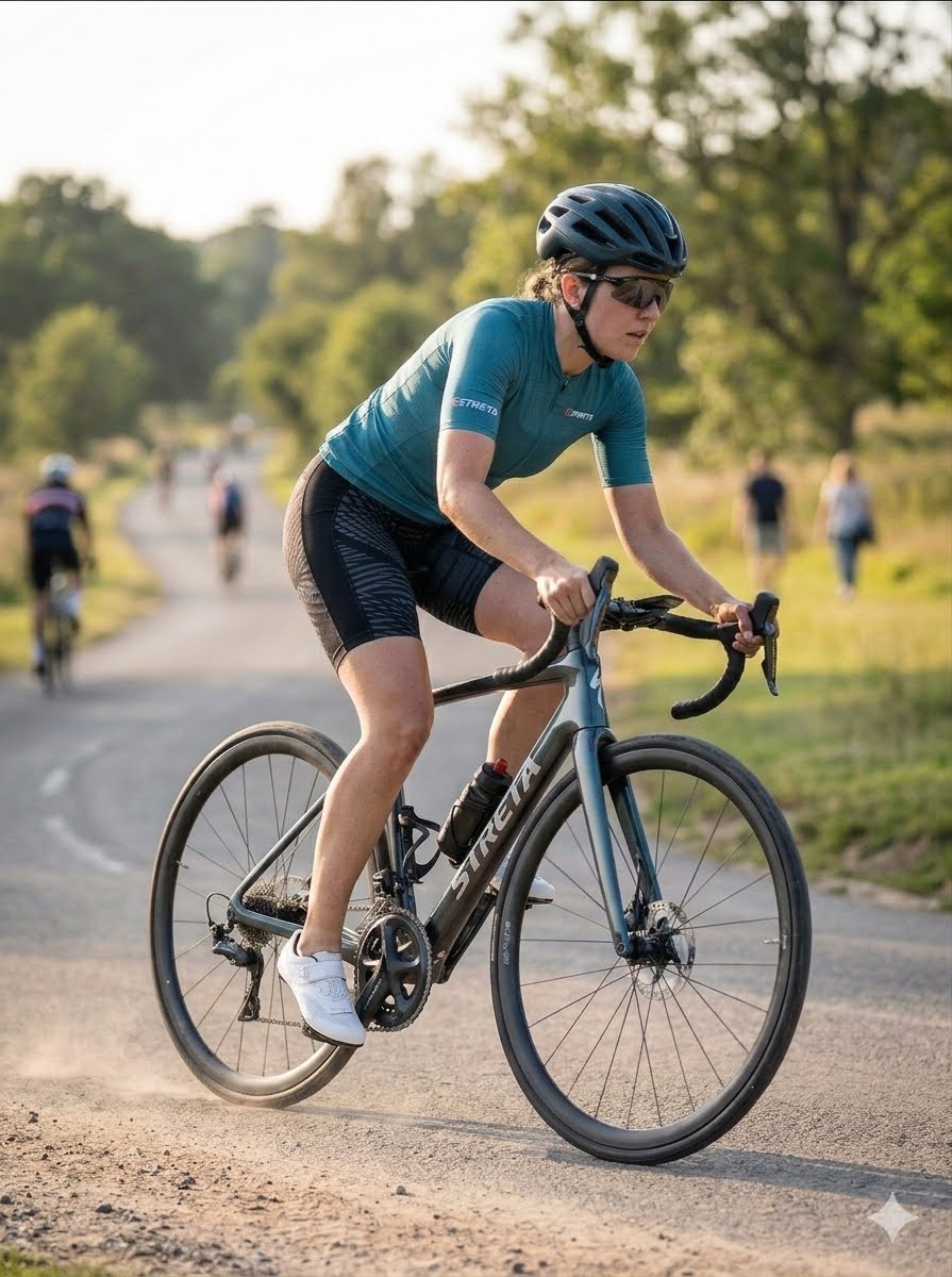 Cycling athlete using Truly Body Creatine + Electrolytes