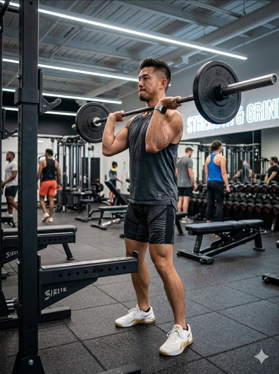 Lifting athlete using Truly Body Creatine + Electrolytes