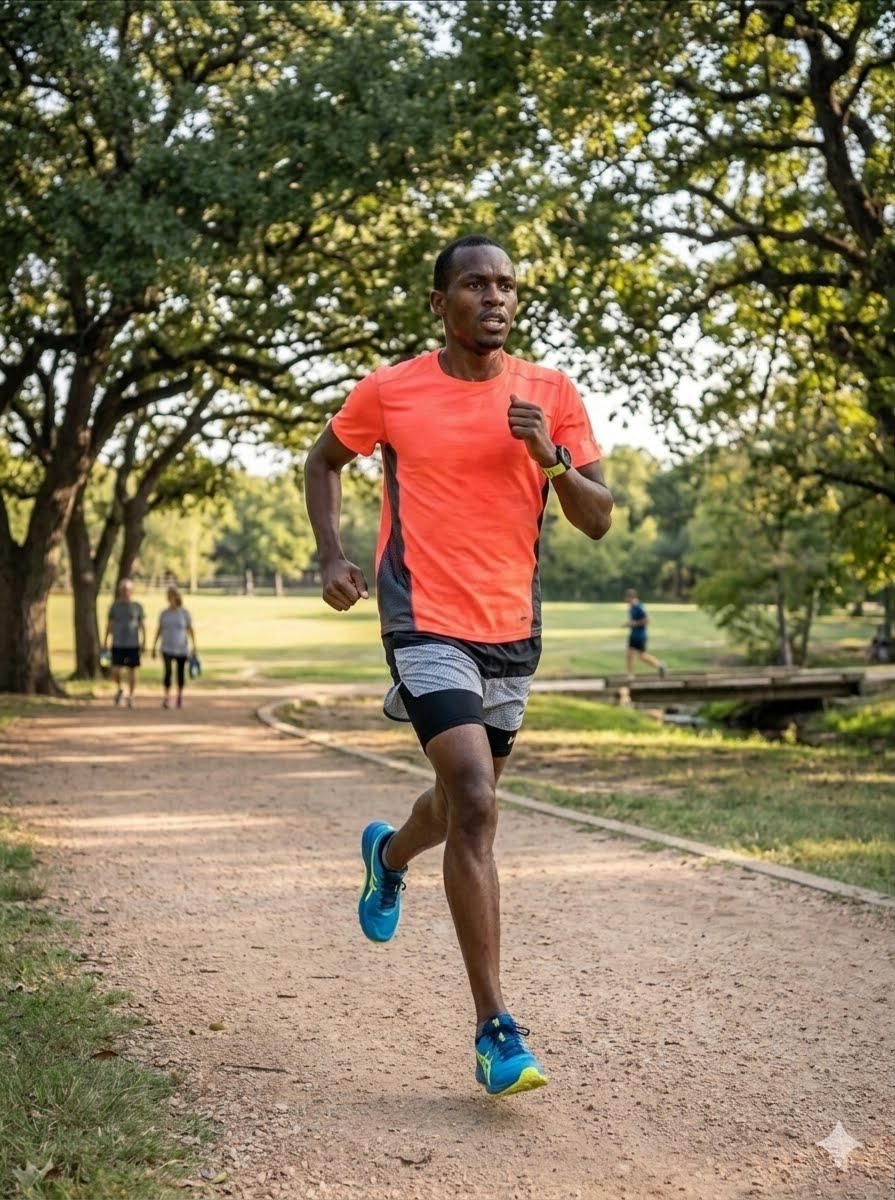 Running athlete using Truly Body Creatine + Electrolytes