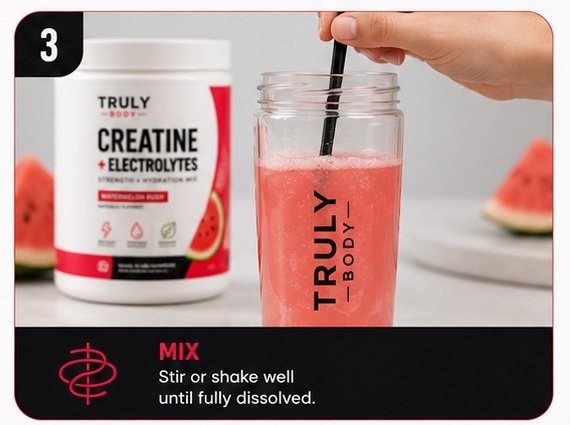 Step 3, Mix β stir or shake well until fully dissolved
